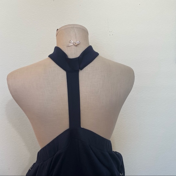 Venus Off The Shoulder Chocker Navy Blue Dress size 4 - Picture 9 of 9